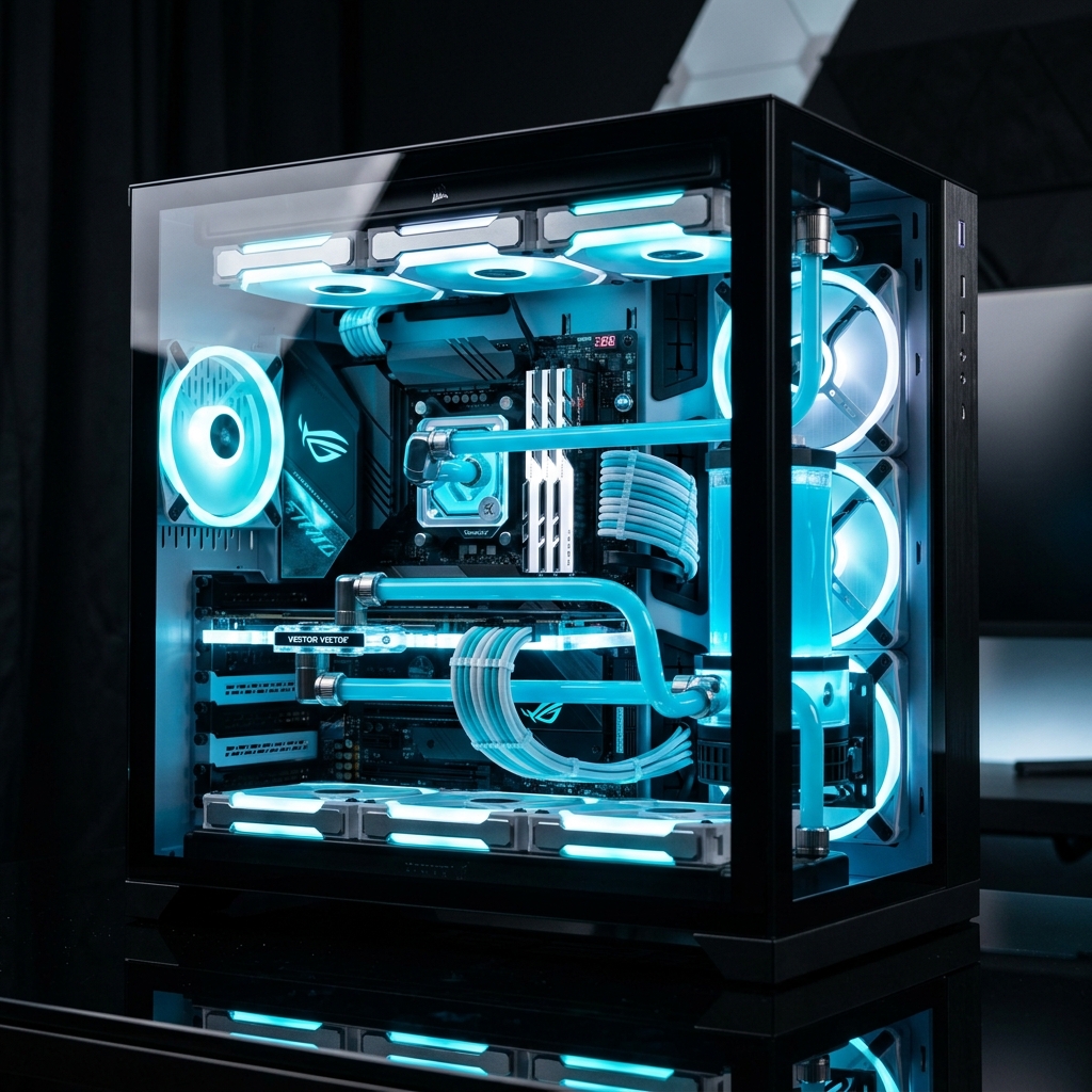 ARCTIC STORM custom gaming PC build